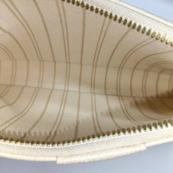 EASY POUCH ON STRAP Calfskin Beige