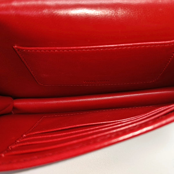 Fabric Shoulder Bag Red