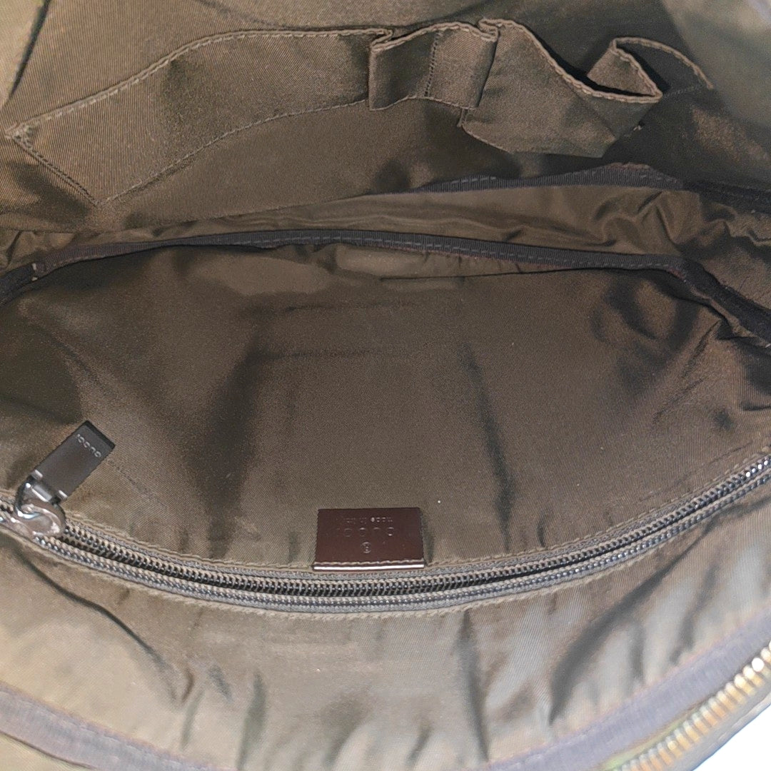 Monogram Coated Canvas Shoulder Bag Beige