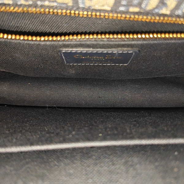 30 Montaigne Oblique Canvas Blue
