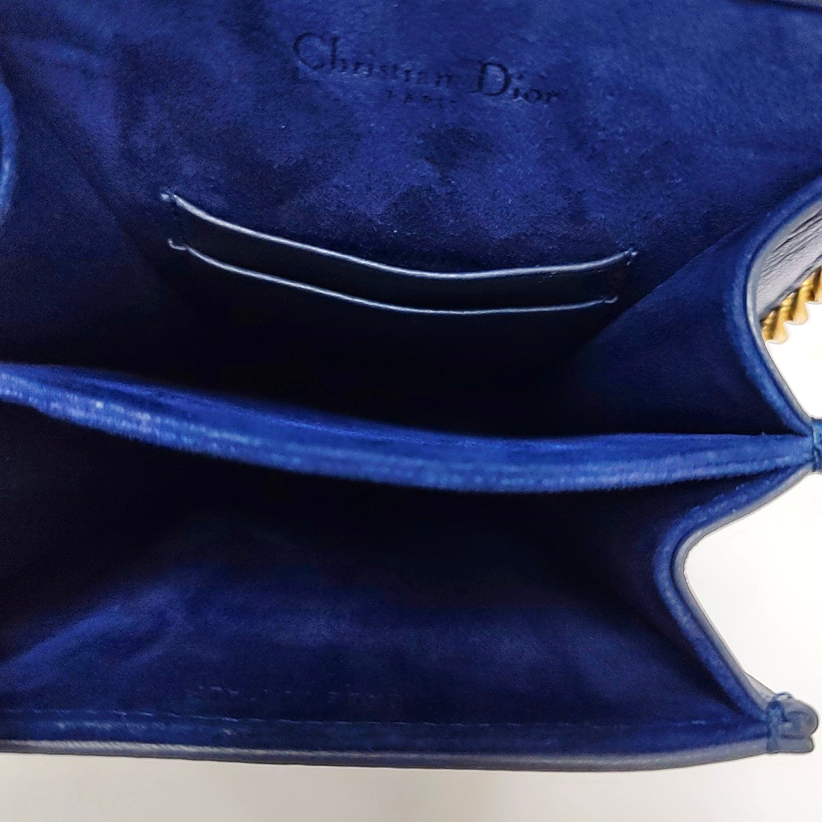 Diorama Cannage Calfskin Blue