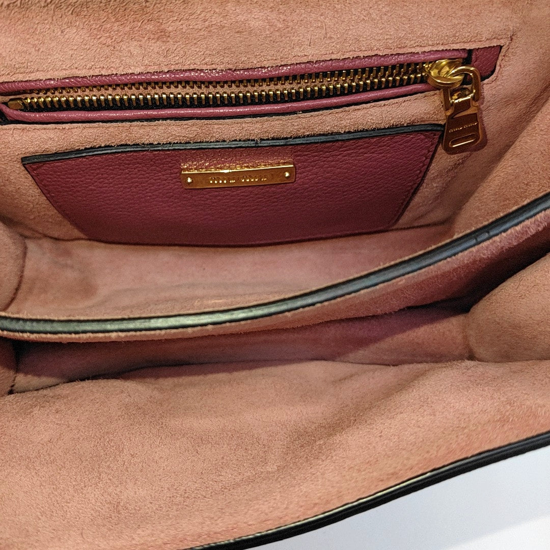 Calfskin Shoulder Bag Red