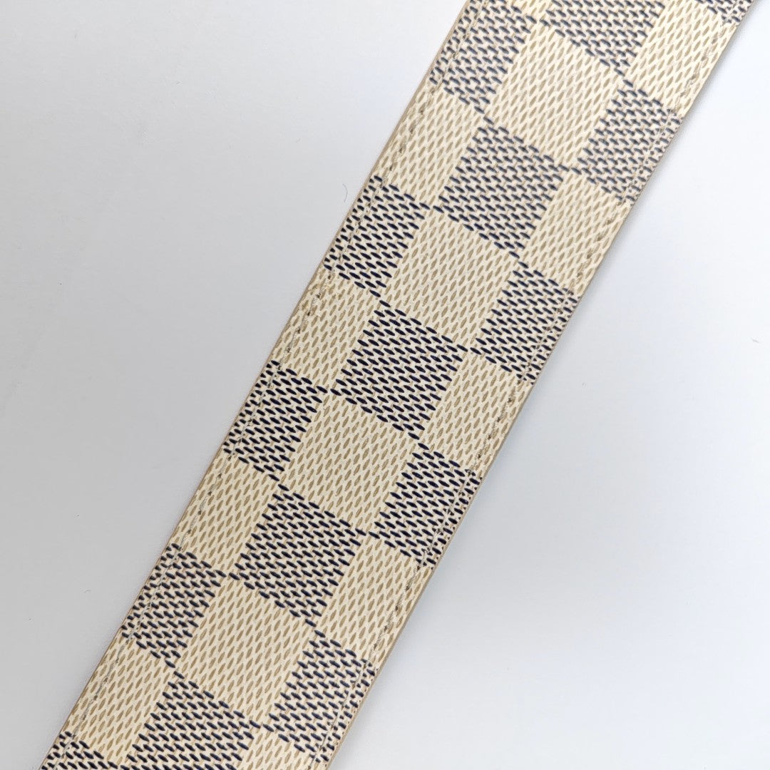 Coated Canvas Belt White