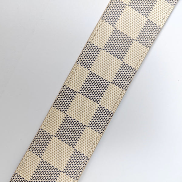 Coated Canvas Belt White