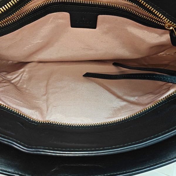 Arli Large Calfskin Black