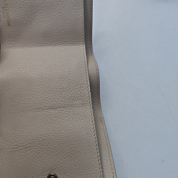 MONOGRAM Calfskin White Wallet
