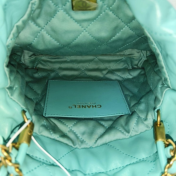 CHANEL 22 Mini Quilted Calfskin Blue
