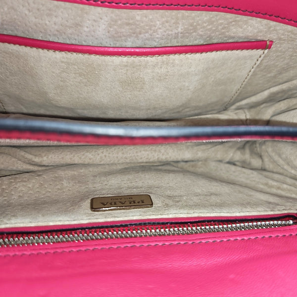 Patent Leather Shoulder Bag Orange