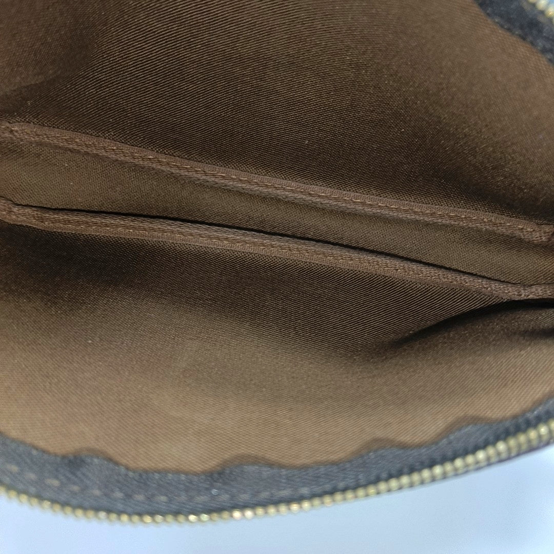 ACCESSOIRES Monogram Coated Canvas Brown