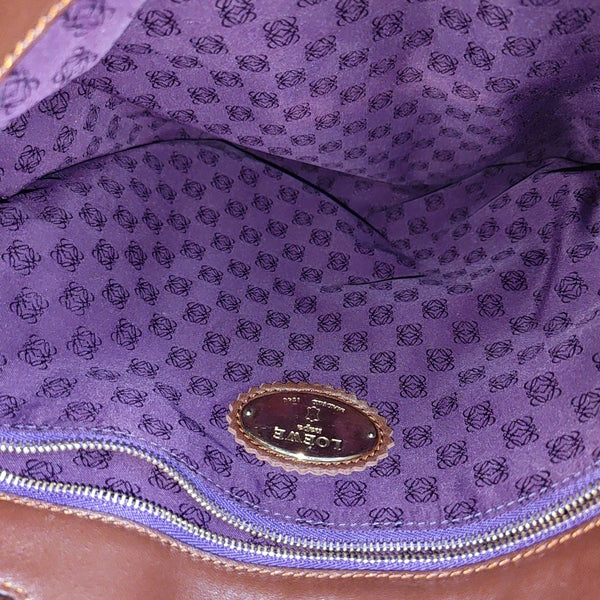 Lambskin Tote Bag Brown
