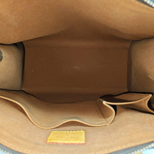 POPINCOURT Monogram Coated Canvas Brown