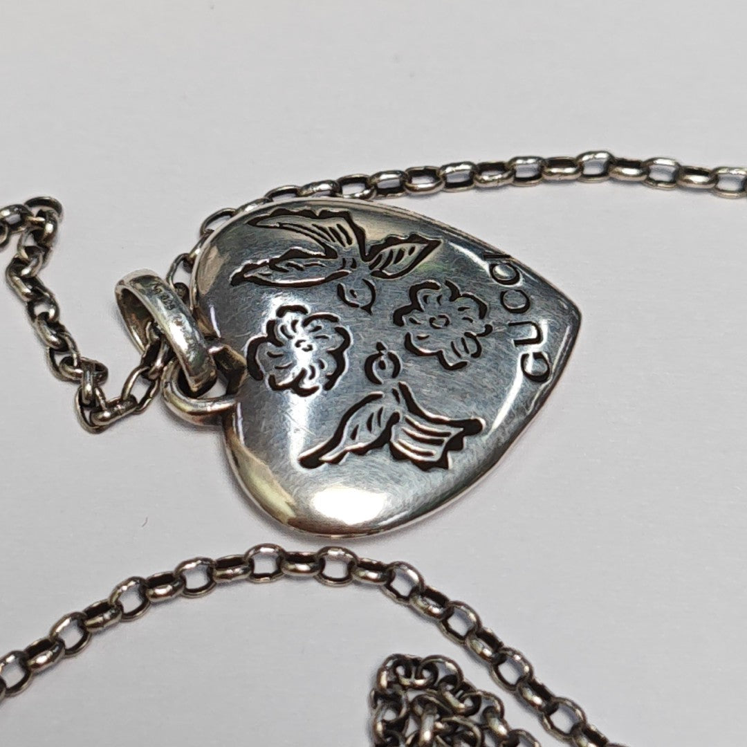 Blind For Love 925 Sterling Silver Necklace