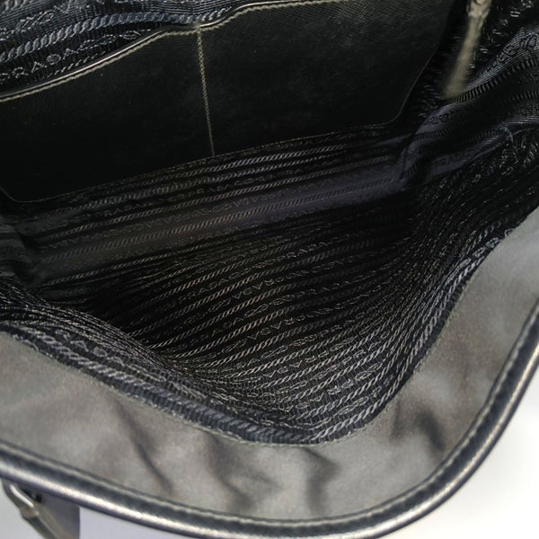 Nylon Shoulder Bag Black