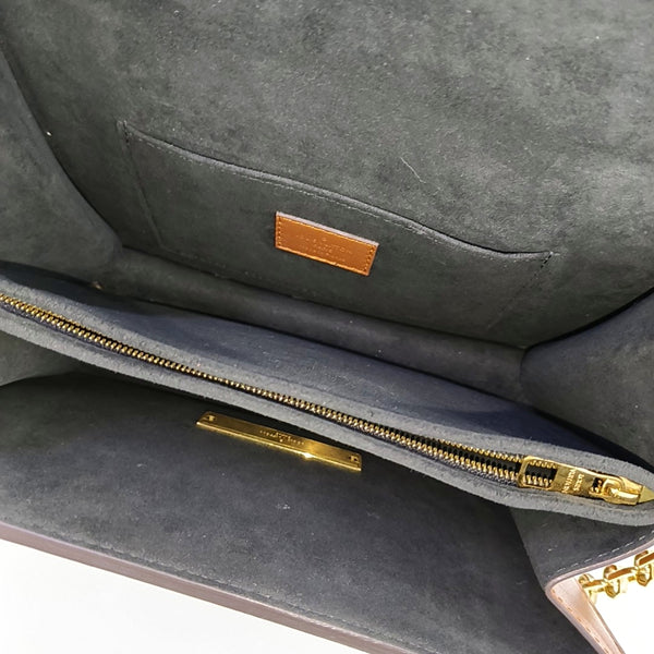 DAUPHINE MM Monogram Coated Canvas Brown