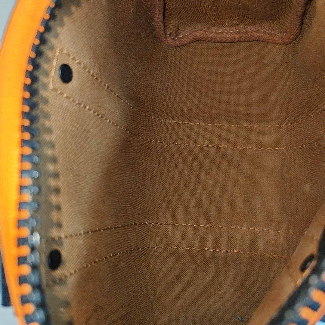 KEEPALL Nano Monogram Coated Canvas Brown