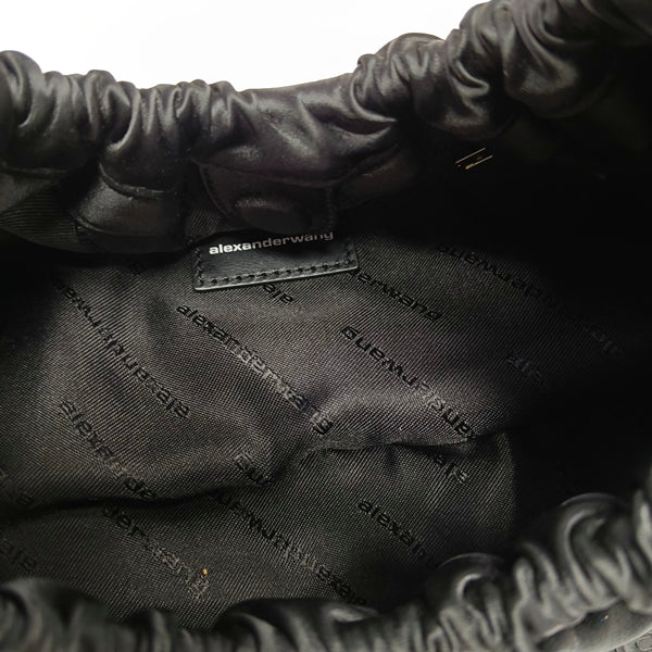 Fabric Top Handle Bag Small Black