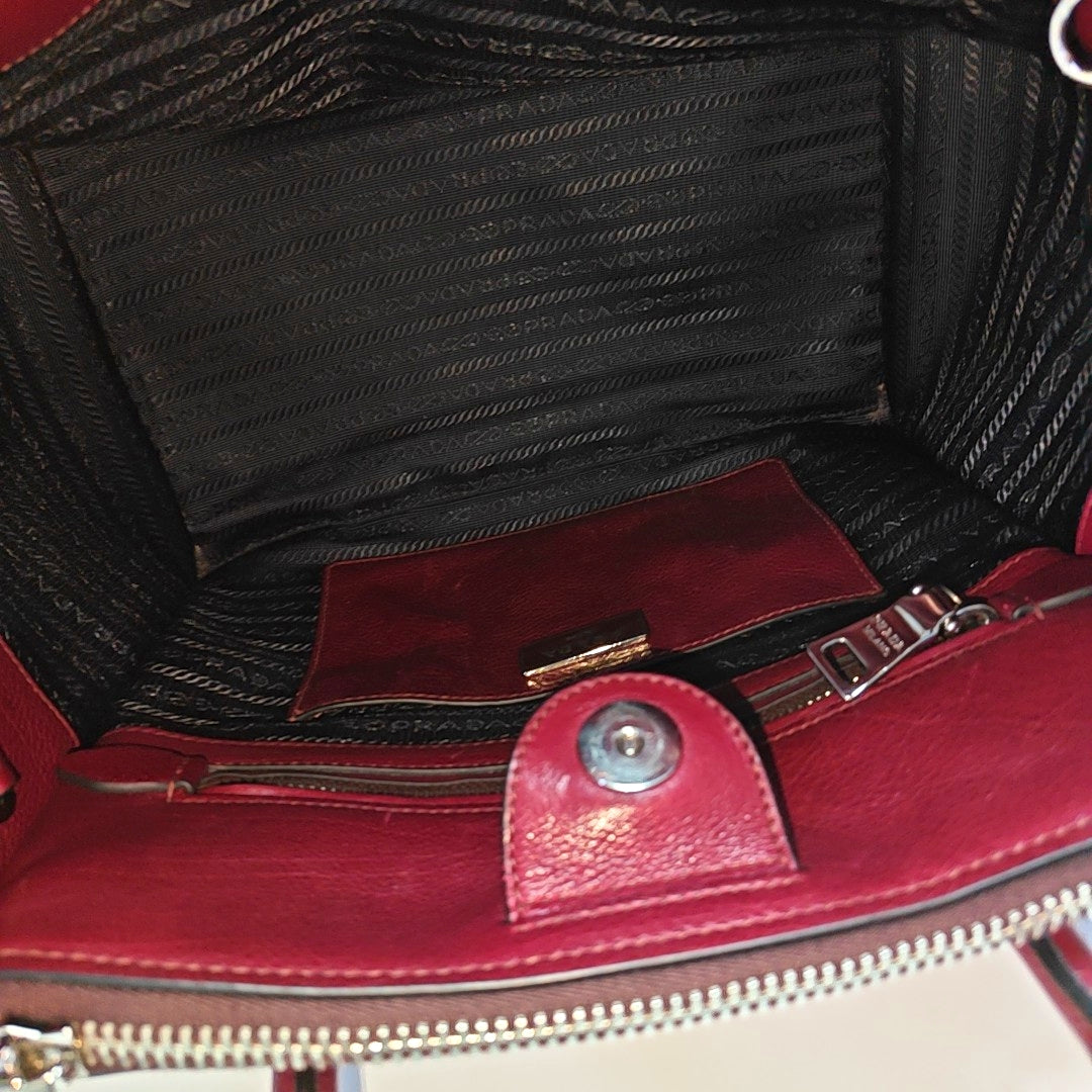 Glace Calf Calfskin Red