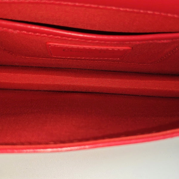 Lady Dior Cannage Calfskin Red