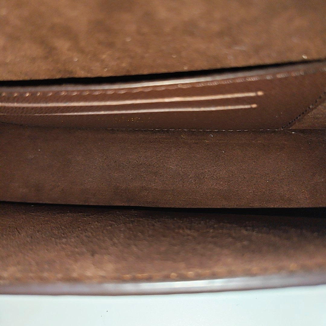 Lily Monogram Coated Canvas Brown