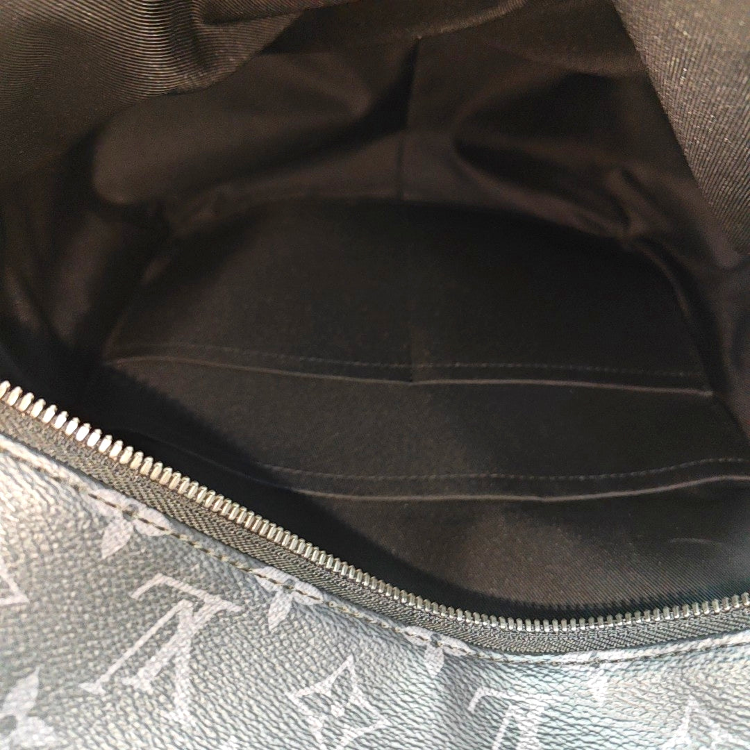 DISCOVERY PM Monogram Coated Canvas Black