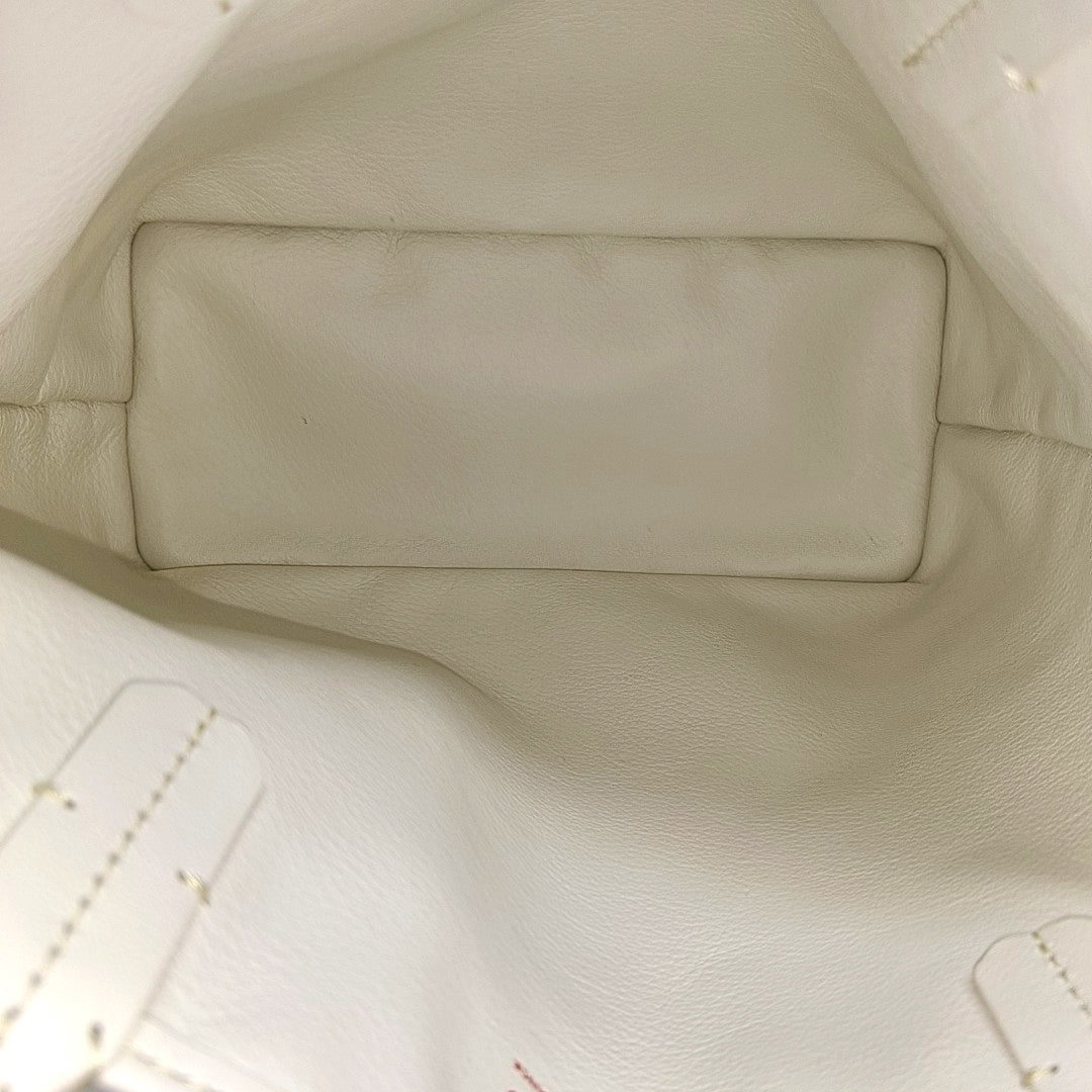 Anjou Mini Coated Canvas White