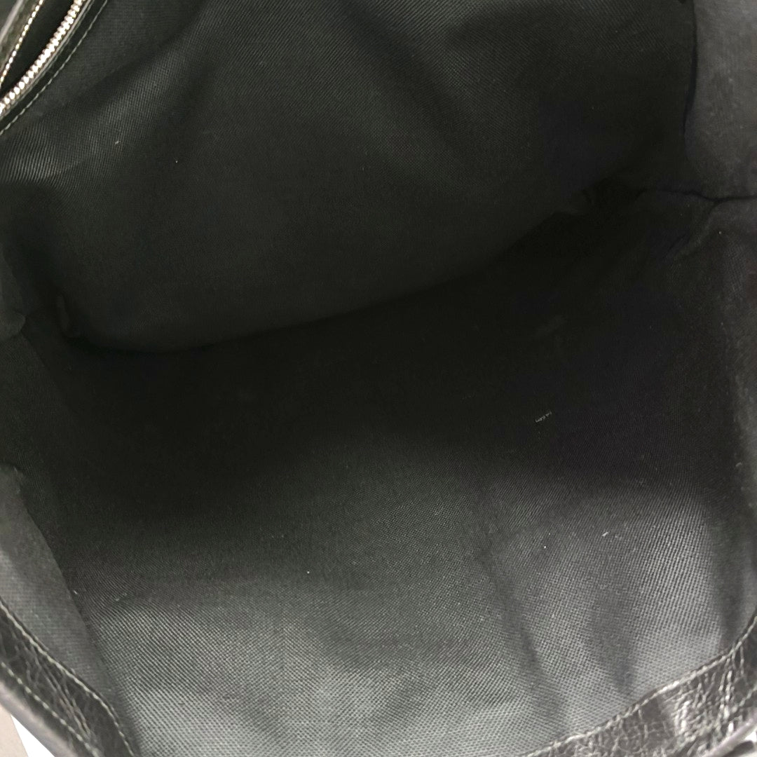 Calfskin Shoulder Bag Black