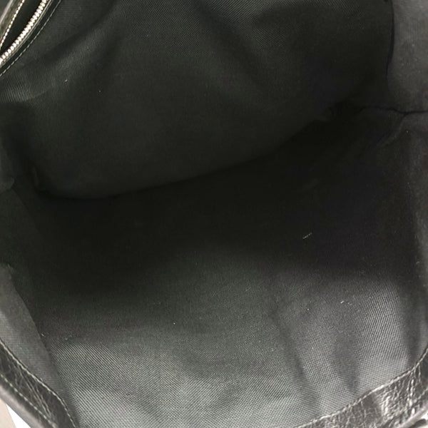 Calfskin Shoulder Bag Black