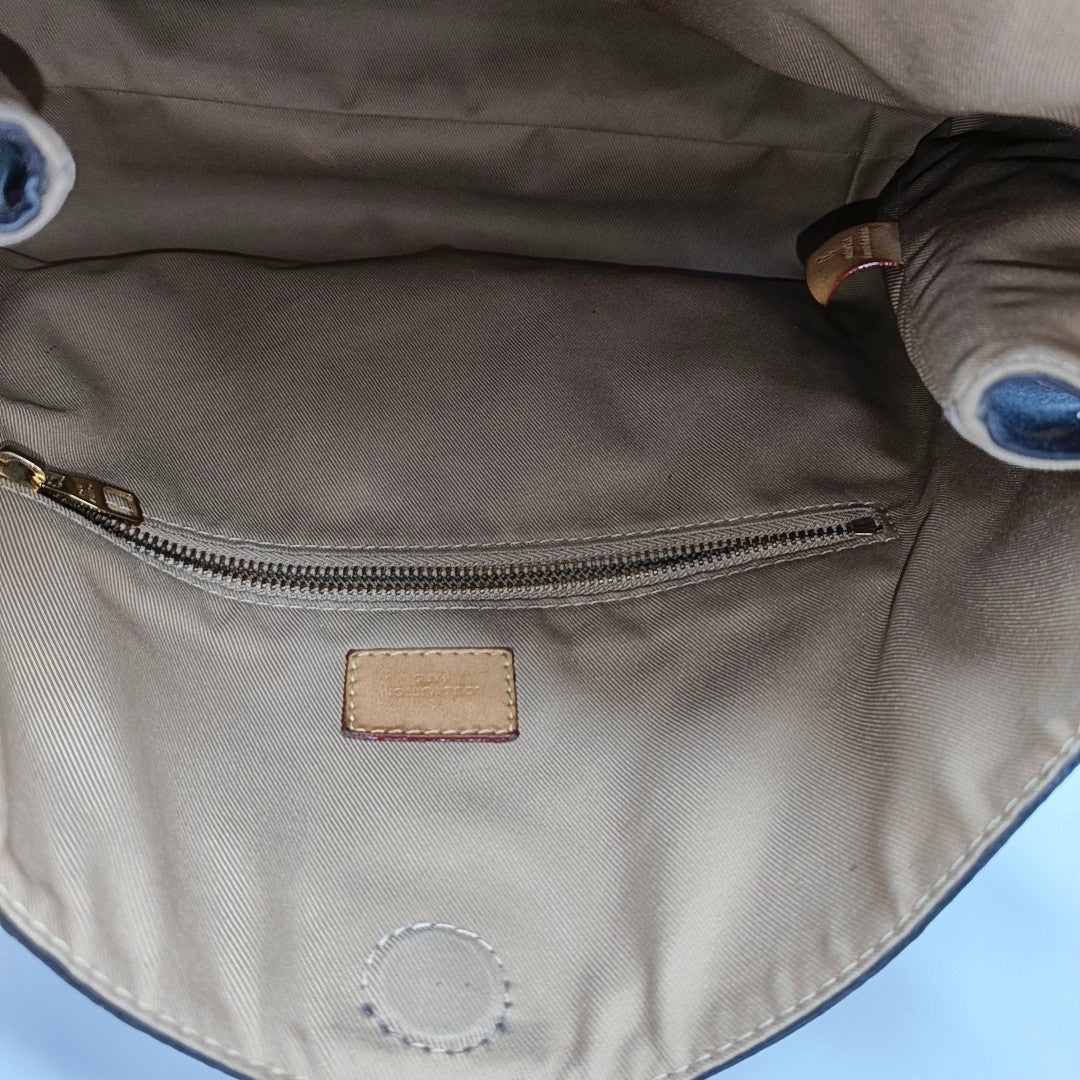 GRACEFUL PM Monogram Coated Canvas Brown