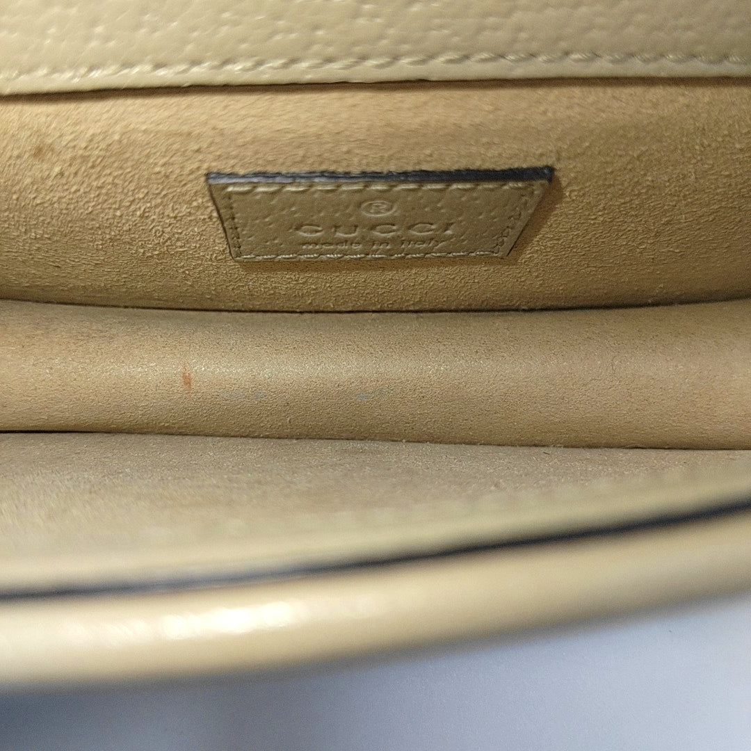 Dionysus Super Mini Monogram Coated Canvas Beige