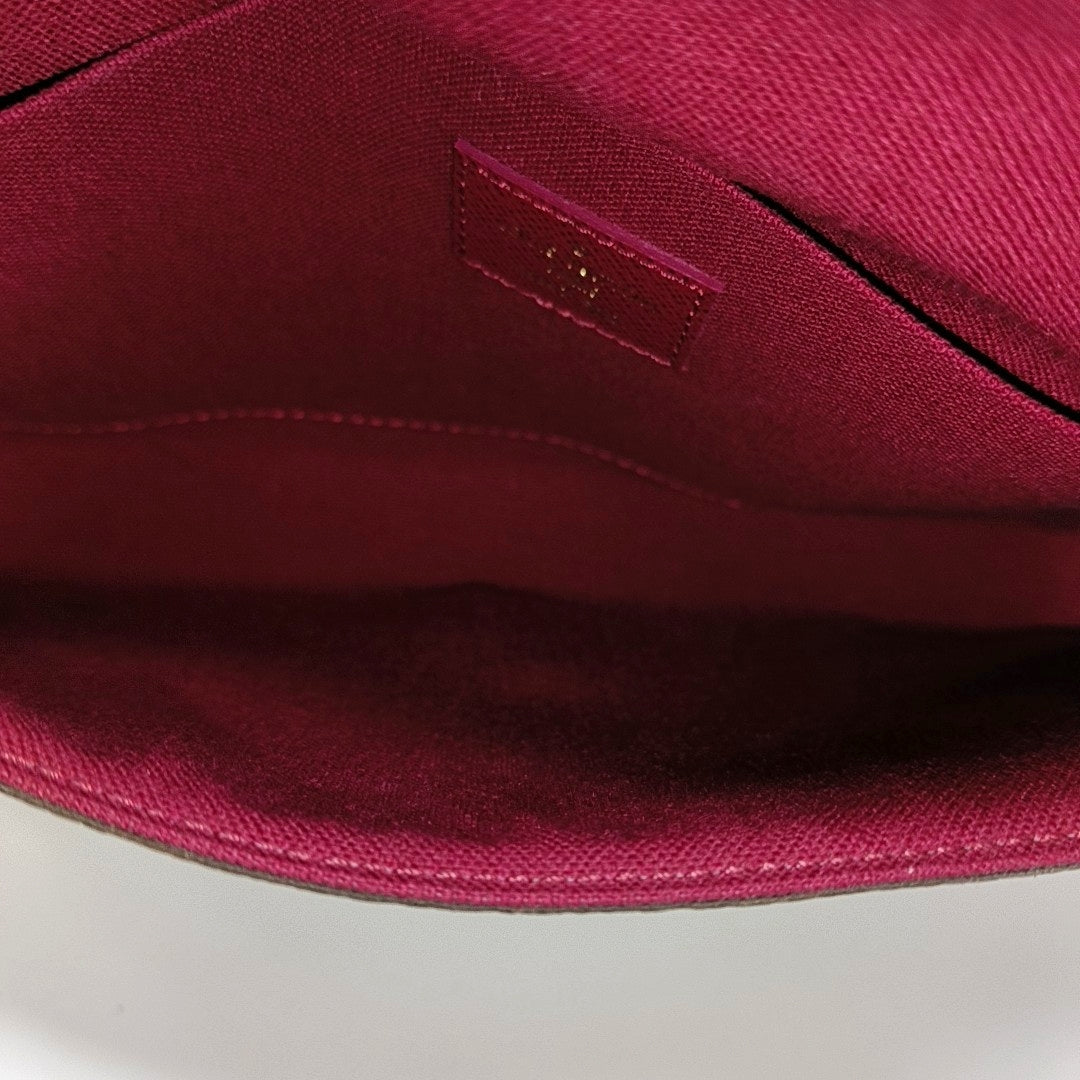 FÉLICIE Monogram Coated Canvas Brown