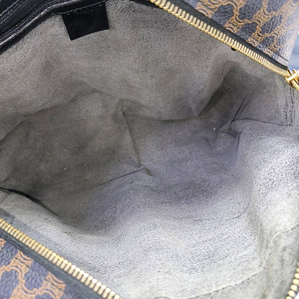 Coated Canvas Tote Bag Black