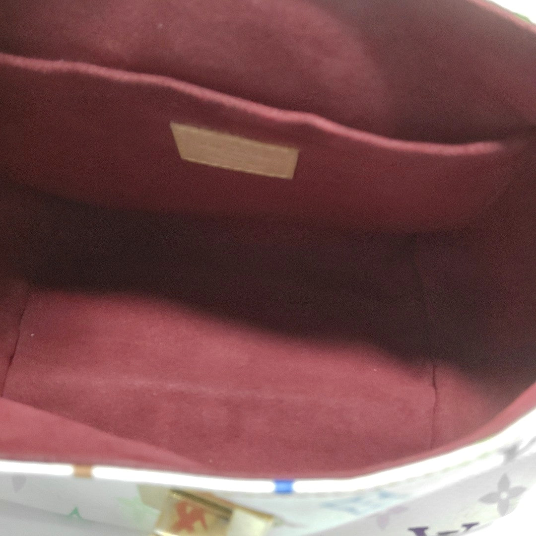 LV × TM ANNIE Monogram Coated Canvas White