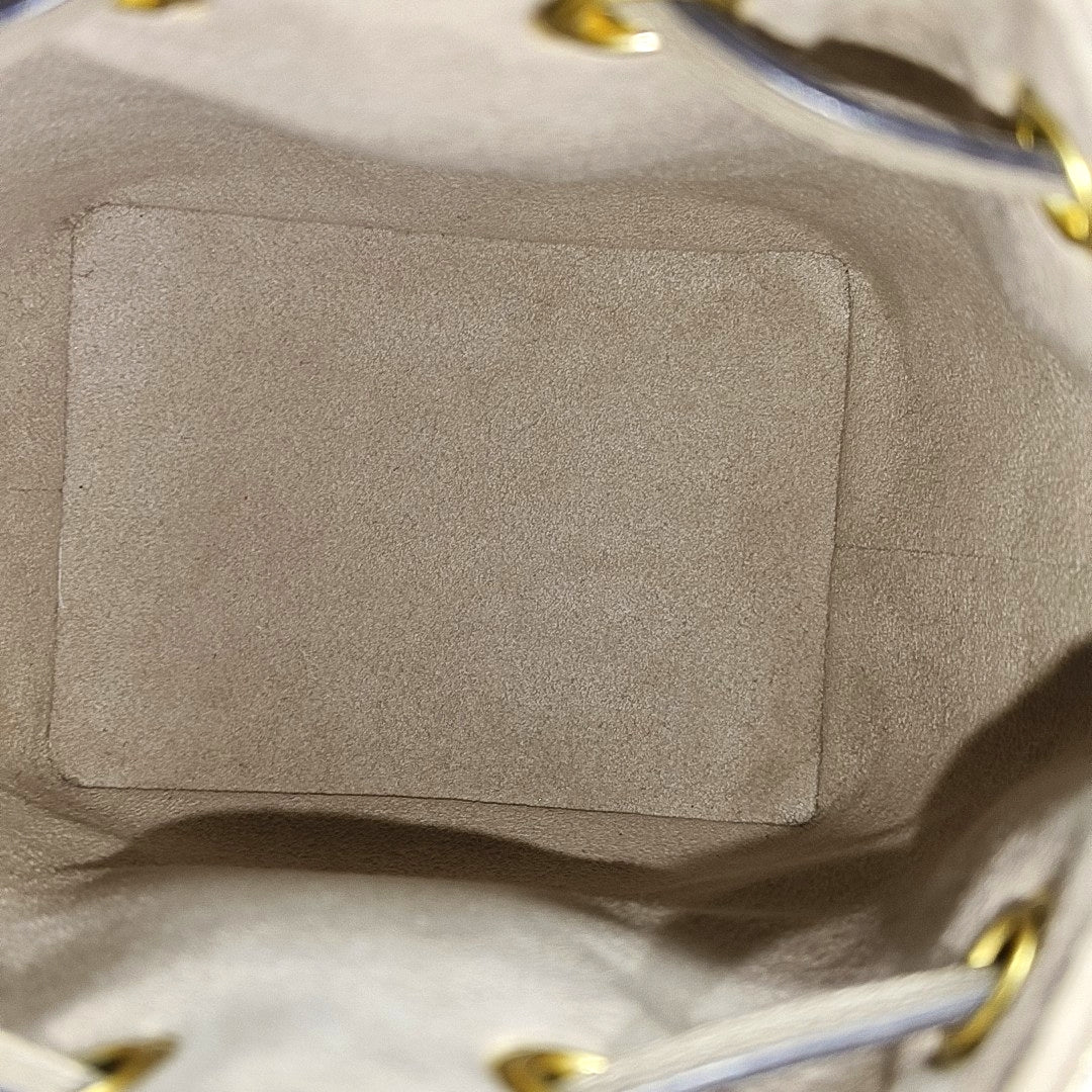 NOÉ Nano Monogram Calfskin Gray
