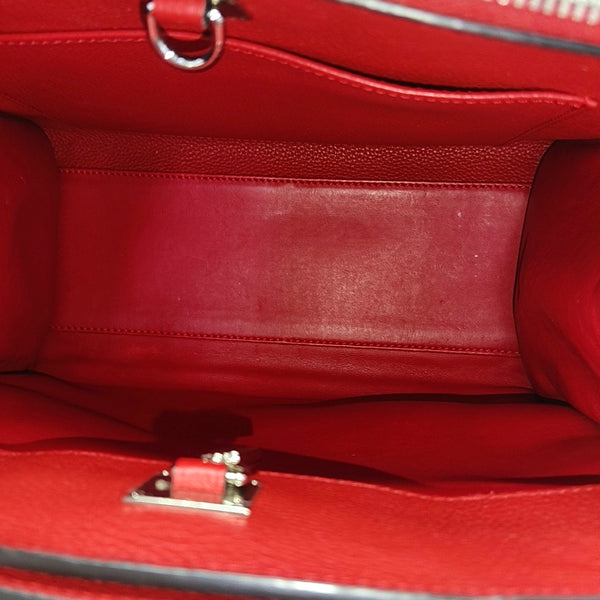 CITY STEAMER PM Calfskin Red