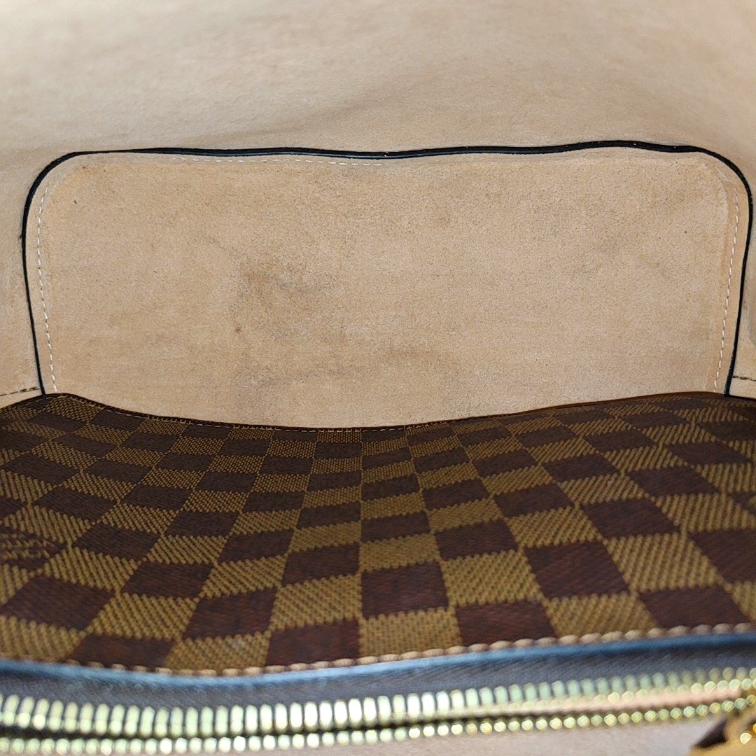 NÉONOÉ MM Damier Ebene Coated Canvas Brown