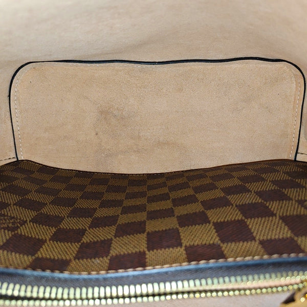 NÉONOÉ MM Damier Ebene Coated Canvas Brown