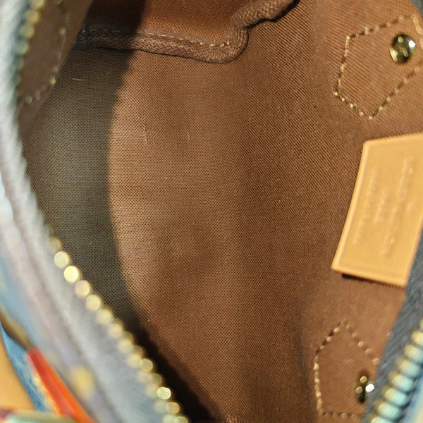 SPEEDY Nano Monogram Coated Canvas Brown