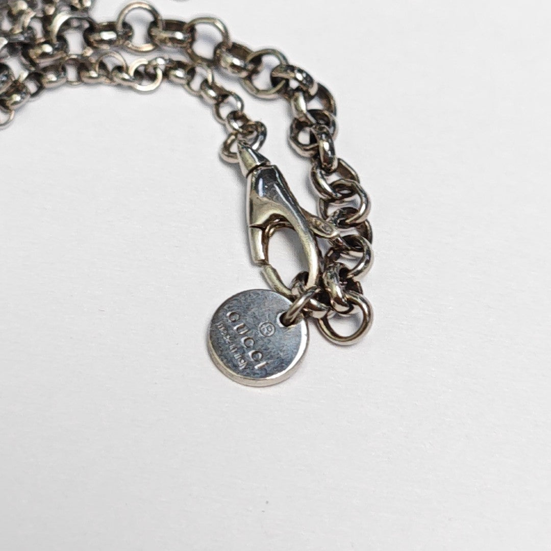 Interlocking G 925 Sterling Silver Necklace