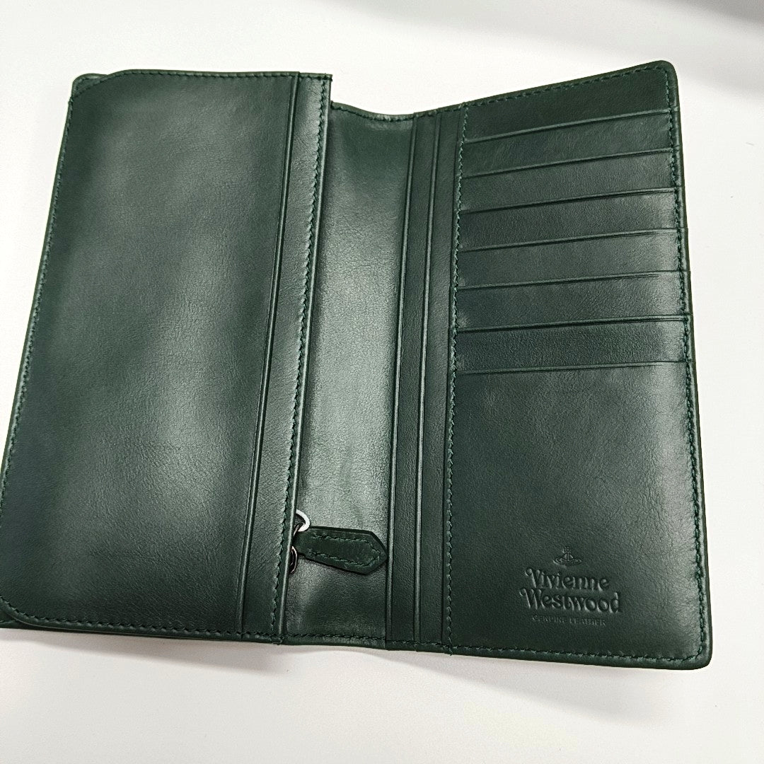 Leather Wallet Green
