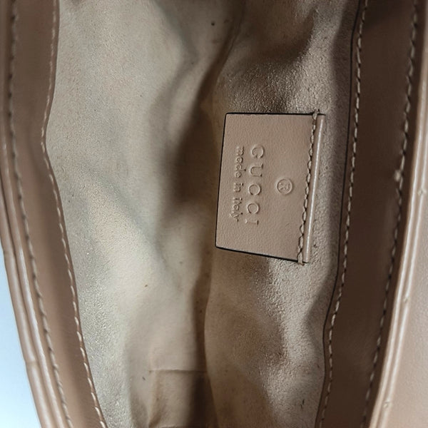 GG Marmont Mini Quilted Calfskin Pink