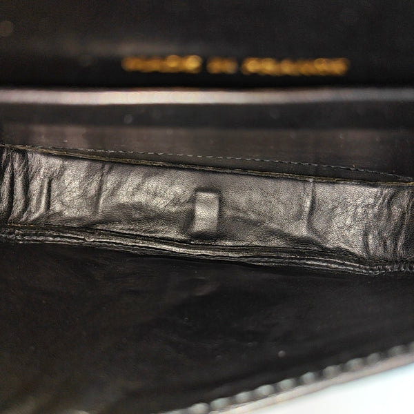 Calfskin Shoulder Bag Black