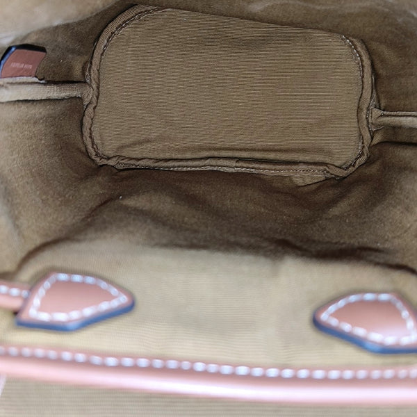TRIOMPHE Mini Coated Canvas Brown
