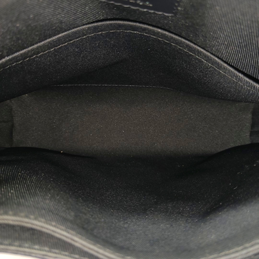 DISTRICT PM Monogram Coated Canvas Black