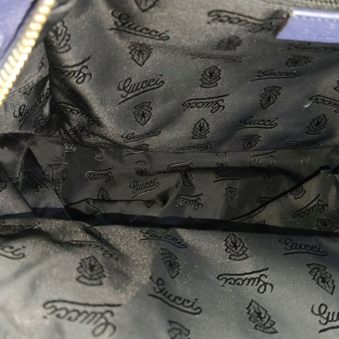 Signature Monogram Calfskin Blue