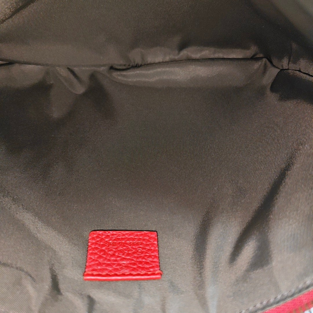 Calfskin Clutch Red