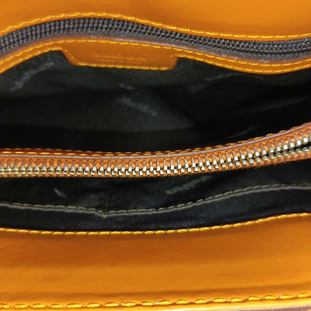 Calfskin Shoulder Bag Orange
