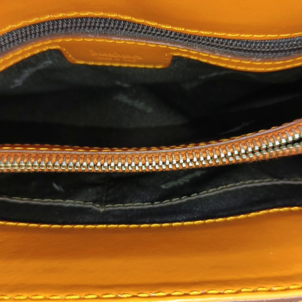 Calfskin Shoulder Bag Orange