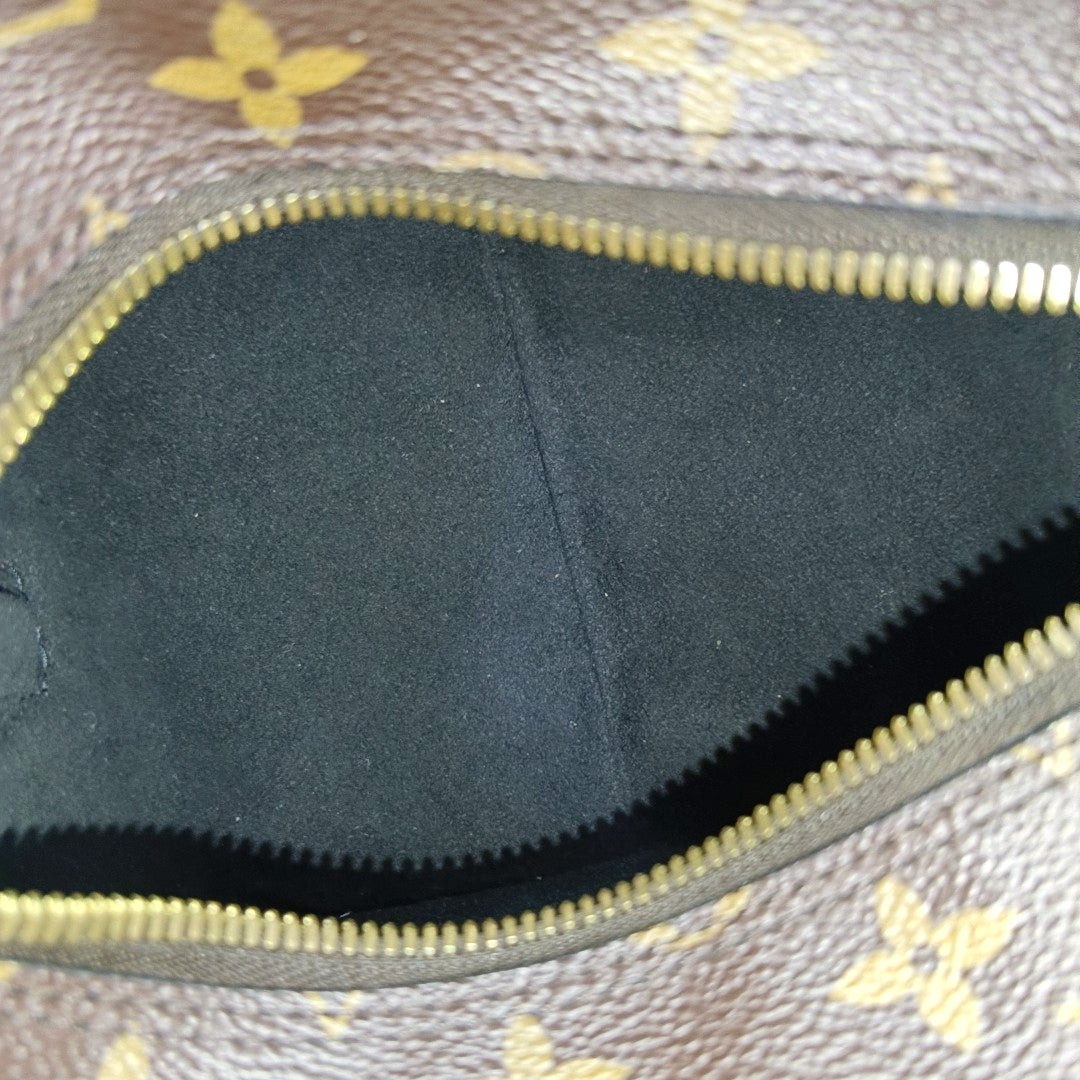 SQUARE Monogram Coated Canvas Brown
