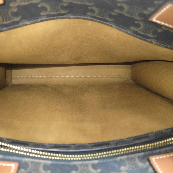 CABAS CELINE Small Coated Canvas Brown