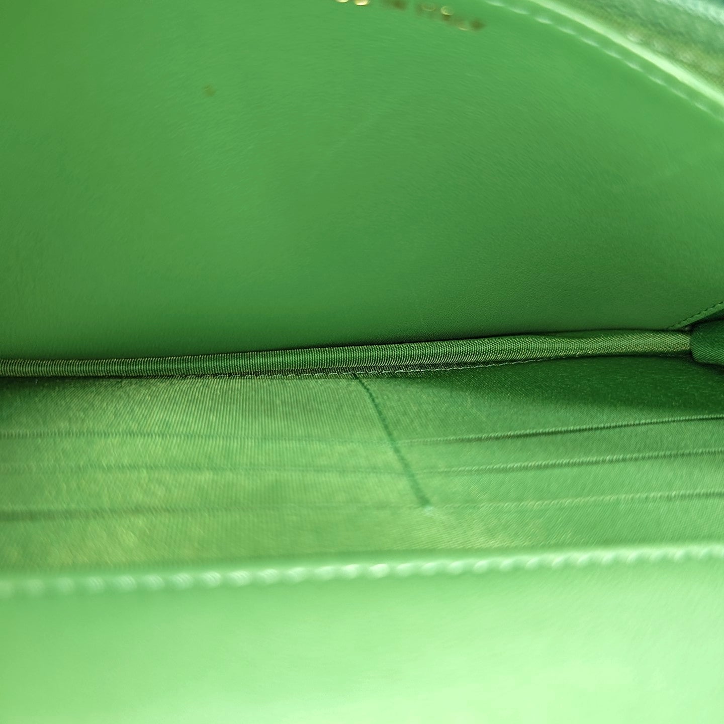 BOY CHANEL WOC Quilted Calfskin Green